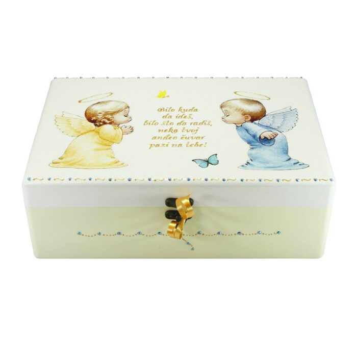 Personalizirana Kutija uspomena savršeni je poklon za krštenja, Sv. Pričest, rođendane, itd.