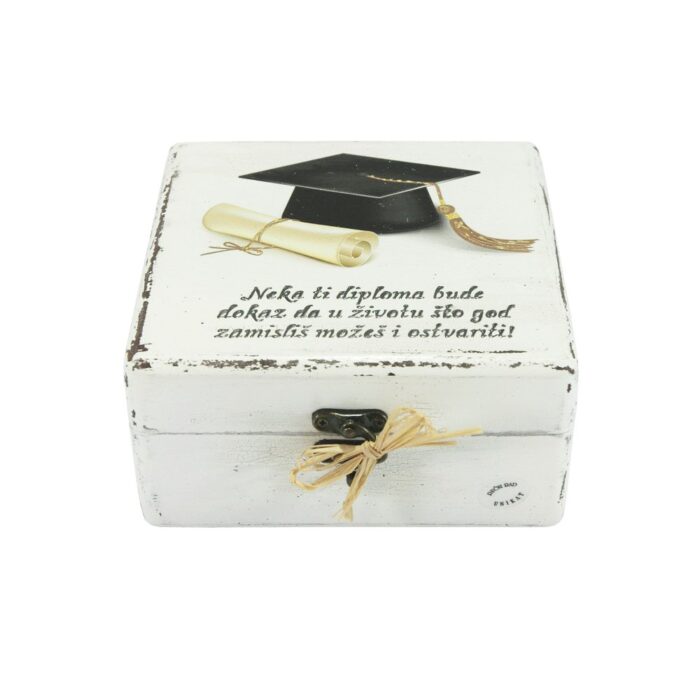 Personalizirana kutija uspomena savršeni je poklon kao uspomena na diplomiranje