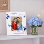 Poklon za kumu -Personalizirani okvir s rukom pisanim tekstom