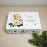 Božićna kutija uspomena s anđelom čuvarom – personalizirani poklon