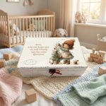 Božićna kutija uspomena s anđelom čuvarom – personalizirani poklon