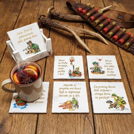 Poklon za lovce - 6 podmetača