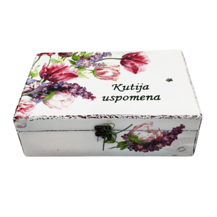 Personalizirana Kutija uspomena poklon je za sve prigode. Kutija je ručni rad, nosi rukom pisan i pomno odabran citat baš za osobu kojoj darujete