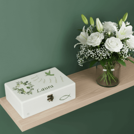 kutija uspomena za krizmu s 7 darova Duha Svetoga