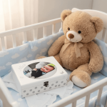 kutija uspomena s fotografijom za bebu