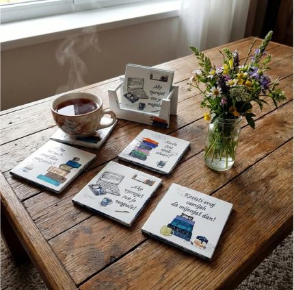 Personalizirani podmetači za čaše s citatima – poklon za rođendan, kumove i roditelje