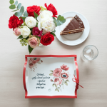 Personalizirani poslužavnik obitelj s rukom pisanim tekstom