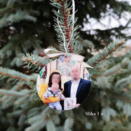 🎄 Kuglice za bor s vašim osobnim fotografijama - Savršen poklon za voljene osobe 💖