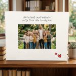 Personalizirani okvir za učitelja s fotografijom razreda i emotivnom porukom