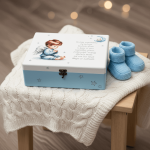 kutija uspomena s molitvom Anđelu čuvaru za dječake