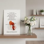 poklon za krizmu – personalizirana slika za kumu