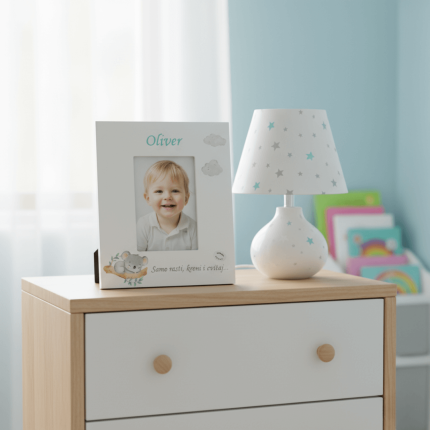 personalizirani okvir za fotografije za krštenje