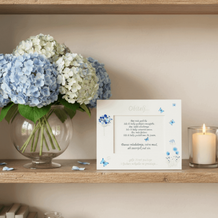 personalizirani okvir za fotografije – obiteljski motiv