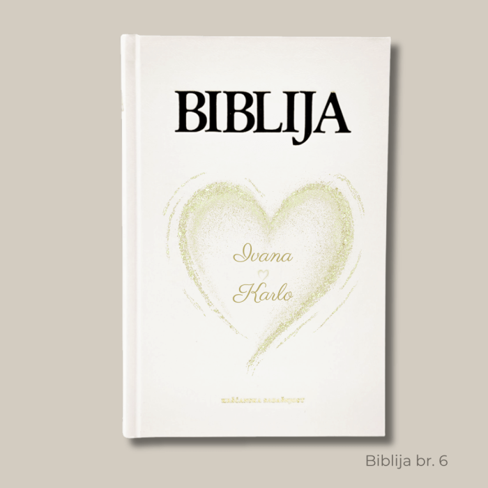 Personalizirana Biblija – Savršen Poklon za Sv. Krizmu, Vjenčanje ili Useljenje u Novi Dom