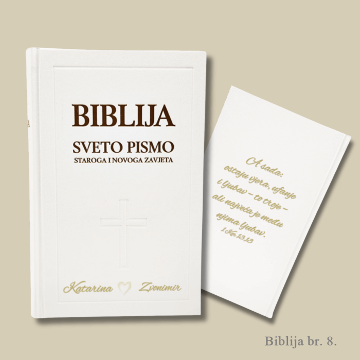 Personalizirana Biblija – Savršen Poklon za Sv. Krizmu, Vjenčanje ili Useljenje u Novi Dom