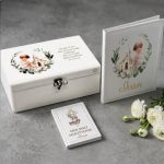 Poklon set za pričest – kutija uspomena i fotoalbum i molitvenik (dječak)