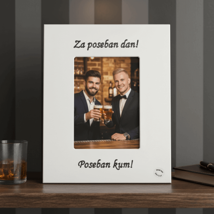 personalizirani poklon za kumove – okvir za fotografiju