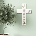 poklon za vjenčanje – drveni križ s molitvom za dom