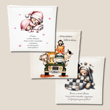 Personalizirani album za krštenje – uspomena puna ljubavi