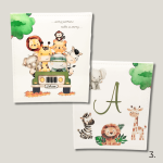 Foto album -personalizirani poklon za rođendan- šumske životinje