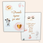 Personalizirani rokovnik s unikatnim motivima i tekstovima za kozmetičarke