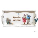 Poklon za mirovinu ili penziju – personalizirani poslužavnici s rukom pisanim tekstom 🎁☕