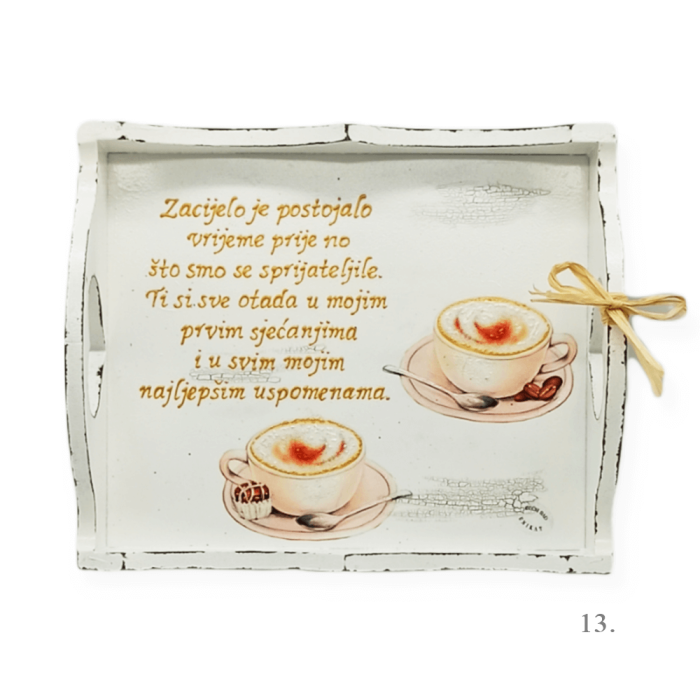 Poklon za mirovinu ili penziju – personalizirani poslužavnici s rukom pisanim tekstom 🎁☕