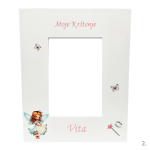 okvir za krštenje za djevojčicu s vilom