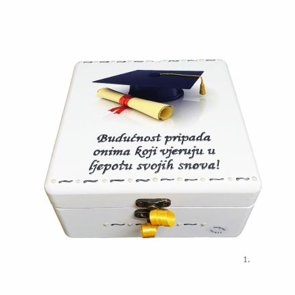 Kutija uspomena za diplomu – unikatni poklon za diplomanta koji slavi svoj uspjeh