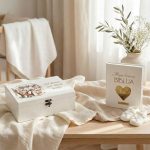 Kutija uspomena + Biblija - poklon za krštenje