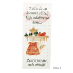 Kartica za pitanje kumovima – „Želiš li biti dio naše obitelji?“ s nježnim ilustracijama za djevojčicu, dječaka i neutralnu verziju.