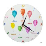 Personalizirani zidni sat za učiteljicu ili tetu u vrtiću – ručno izrađen dar s rukom pisanim tekstom, unikatni poklon pun emocija.