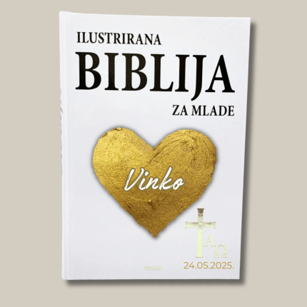 Svojim bogatim sadržajem i privlačnim izgledom “Prvopričesnička Biblija” bit će radosna uspomena na primanje sakramenta prve sv. Pričesti