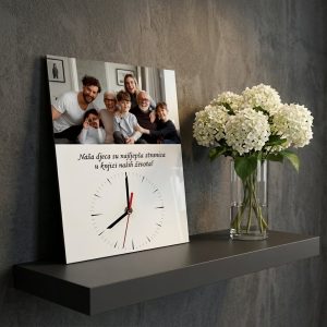 Personalizirani sat - obitelj - poklon za tatu