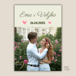 Zahvalnice za vjenčanje – personalizirana zahvalnica za goste Poklon Dobra Ideja