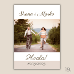 Zahvalnice za vjenčanje – personalizirana zahvalnica za goste Poklon Dobra Ideja