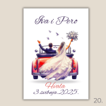 Magneti zahvalnice za vjenčanje – personalizirani pokloni za goste koji diraju srce