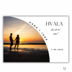 Zahvalnice za vjenčanje – personalizirana zahvalnica za goste Poklon Dobra Ideja