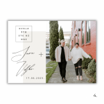 Personalizirani magnet s datumom vjenčanja – uspomena na poseban dan