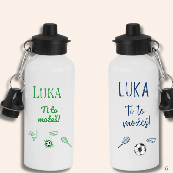 personalizirane boce za vodu nisu samo poklon, već svakodnevna motivacija za dijete koje sanja velike snove