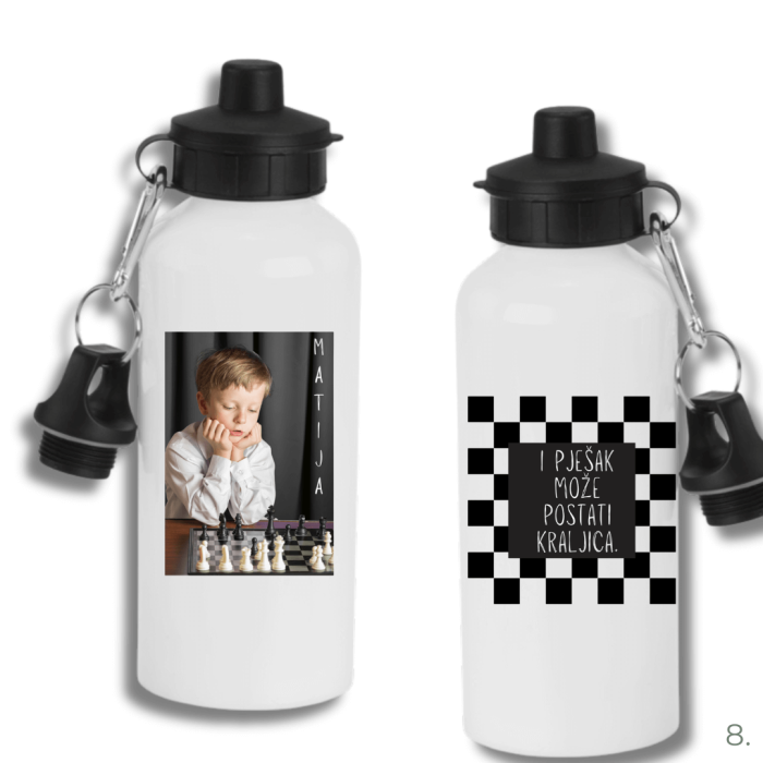 personalizirane boce za vodu nisu samo poklon, već svakodnevna motivacija za dijete koje sanja velike snove
