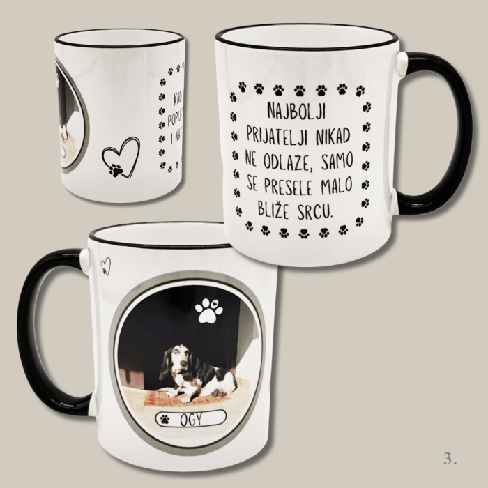 Personalizirana šalica koja prikazuje slike i svira glazbu!