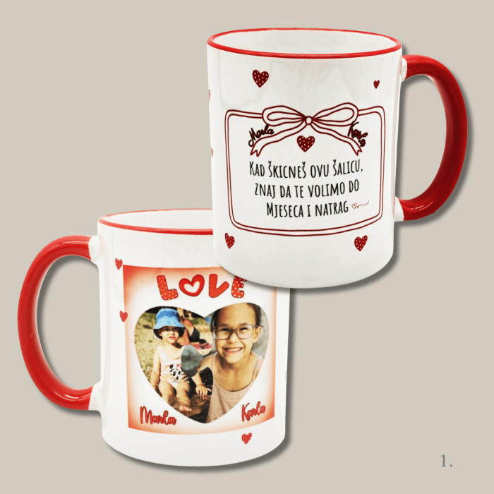 Personalizirana šalica koja prikazuje slike i svira glazbu!
