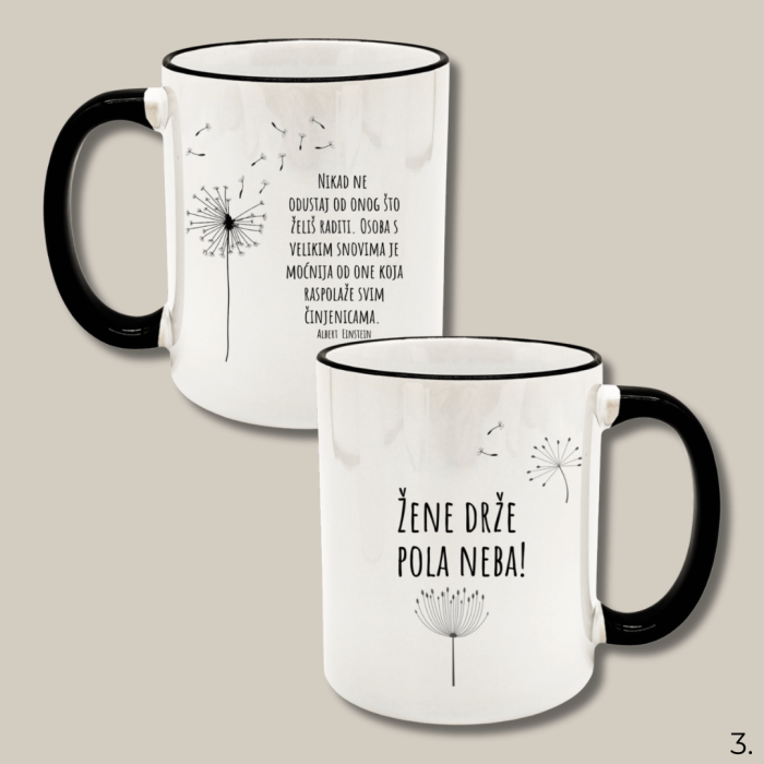 personalizirane šalice - motivacijskim tekstom