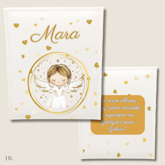Personalizirani album za krštenje Katarina – uspomena puna ljubavi