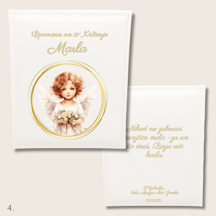 Personalizirani album za krštenje Katarina – uspomena puna ljubavi