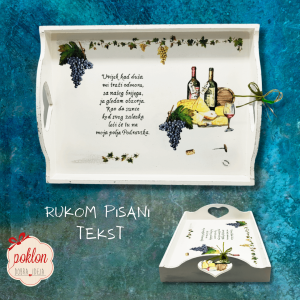 poklon za vinogradara- poslužavnik