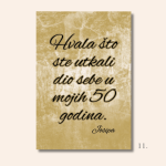 Magneti zahvalnice za rođendan – 18., 30., 40. i 50. rođendan