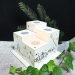 Adventski svijećnjak s motivom zvjezdica