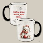 božićna šalica za prijateljicu – šalica s božićnim citatom
